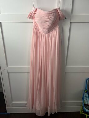 Weddington Way Soft Pink Satin Bridal Dress